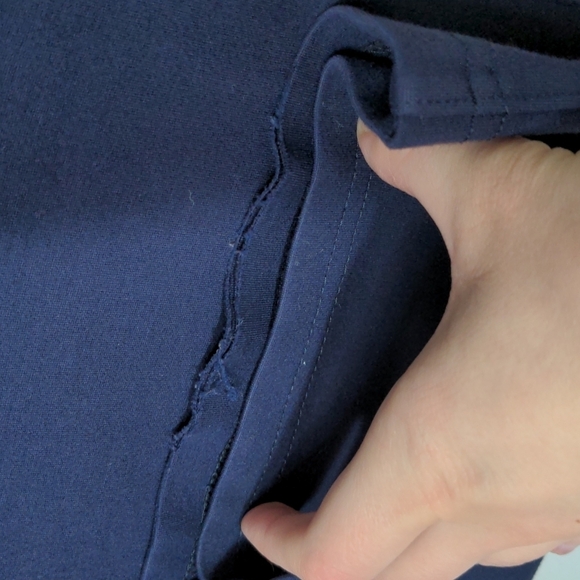 Betabrand Dress Pant Yoga Pants Ponte Boot Cut Classic Mid Navy Blue Size S - Picture 11 of 16